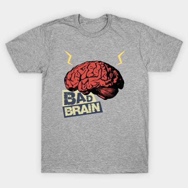 Bad Brain vintage color vector T-Shirt by Oopstore